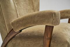 Paolo Buffa Italian Modern Armchairs with Tusk Legs by Paolo Buffa attr Italy 1950s - 3184770