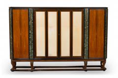 Paolo Buffa Italian Modern Palisander Marble Bookcase Attributed to Paolo Buffa - 4272490