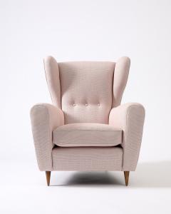 Paolo Buffa Mid Century Armchair by Paolo Buffa Italy c 1950 - 3666428