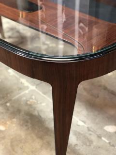 Paolo Buffa Mid Century Dining Table in Cherrywood by Paolo Buffa for Arrighi Italy 1940s - 653417