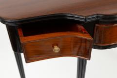 Paolo Buffa Mid Century Italian Serpentine Console Table Attributed to Paola Buffa - 4587007