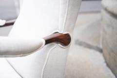 Paolo Buffa PAIR OF WALNUT MID CENTURY MODERN WINGBACK ARMCHAIRS BY PAOLO BUFFA - 2351351