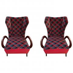 Paolo Buffa Pair If Italian Modern Lounge Chairs By Paolo Buffa - 4377783