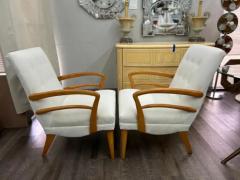 Paolo Buffa Pair Of Italian Modern Lounge Chairs By Paolo Buffa - 3894263