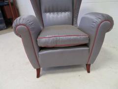 Paolo Buffa Pair of 1960s Italian Wing Chair Paolo Buffa Style Mid Century Modern - 1789883