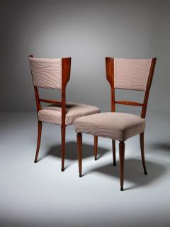 Paolo Buffa Pair of Italian 50s Dining Chairs Attributed to Paolo Buffa - 4726375