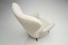 Paolo Buffa Pair of Italian Modern High Back Chairs by Paolo Buffa attr Italy 1950s - 2141145