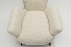 Paolo Buffa Pair of Italian Modern High Back Chairs by Paolo Buffa attr Italy 1950s - 2141147