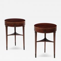 Paolo Buffa Pair of Neoclassical Rosewood Nightstands or Bedside Tables by Paolo Buffa - 4204214