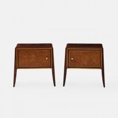 Paolo Buffa Pair of Rosewood Nightstands or Bedside Tables by Paolo Buffa - 3487365