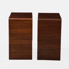 Paolo Buffa Pair of Rosewood Nightstands or Bedside Tables by Paolo Buffa - 3487366