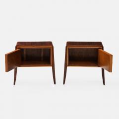 Paolo Buffa Pair of Rosewood Nightstands or Bedside Tables by Paolo Buffa - 3487399