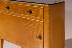 Paolo Buffa Pair of maple wood bedside tables bean shaped Italy 1950s - 4190054