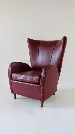 Paolo Buffa Pair of rare red sky Paolo Buffa armchairs 1950 - 1977542