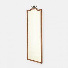 Paolo Buffa Paolo Buffa Antonia Ramelli Carved Walnut Full Length Beveled Wall Mirror - 4551761