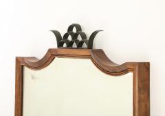 Paolo Buffa Paolo Buffa Antonia Ramelli Carved Walnut Full Length Beveled Wall Mirror - 4551764