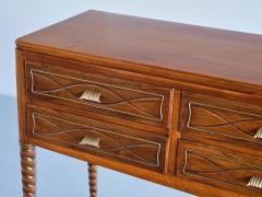 Paolo Buffa Paolo Buffa Buffet Sideboard in Walnut and Brass Mario Quarti Milan 1940s - 3528184