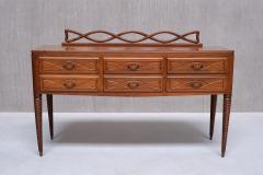 Paolo Buffa Paolo Buffa Buffet Sideboard in Walnut and Brass Mario Quarti Milan 1940s - 3799508