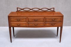 Paolo Buffa Paolo Buffa Buffet Sideboard in Walnut and Brass Mario Quarti Milan 1940s - 3799509