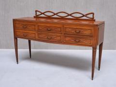 Paolo Buffa Paolo Buffa Buffet Sideboard in Walnut and Brass Mario Quarti Milan 1940s - 3799513