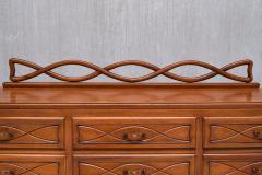 Paolo Buffa Paolo Buffa Buffet Sideboard in Walnut and Brass Mario Quarti Milan 1940s - 3799514