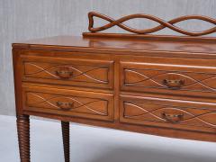 Paolo Buffa Paolo Buffa Buffet Sideboard in Walnut and Brass Mario Quarti Milan 1940s - 3799518