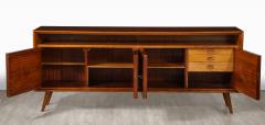 Paolo Buffa Paolo Buffa Carved Wood Sideboard Credenza Italy circa 1950 - 3525724