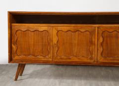 Paolo Buffa Paolo Buffa Carved Wood Sideboard Credenza Italy circa 1950 - 3525733