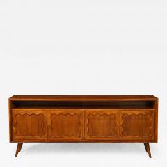 Paolo Buffa Paolo Buffa Carved Wood Sideboard Credenza Italy circa 1950 - 3529998