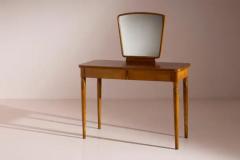 Paolo Buffa Paolo Buffa Chestnut vanity table with drawers and mirror by Valzania Italy 1938 - 3670418