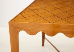 Paolo Buffa Paolo Buffa Coffee table with Scalloped Apron Italy c 1950 - 1161628