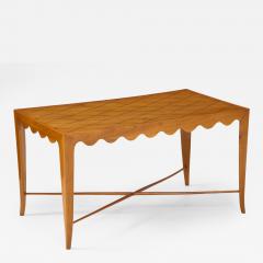 Paolo Buffa Paolo Buffa Coffee table with Scalloped Apron Italy c 1950 - 1162470