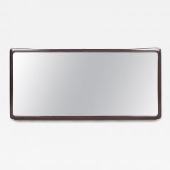 Paolo Buffa Paolo Buffa Italian Mid Century Brown Rectangle Wall Mirror - 4307242