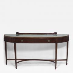 Paolo Buffa Paolo Buffa Mahogany and Marble Top Console by Mario Quarti 1945 Italy - 3624951