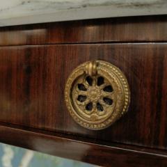 Paolo Buffa Paolo Buffa Rosewood and Marble 50s design console - 3815629