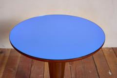 Paolo Buffa Paolo Buffa Table w Blue Glass - 4530696