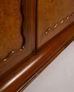 Paolo Buffa Paolo Buffa Walnut and Birch Burl Sideboard with Marble Top Italy 1956 - 4360339