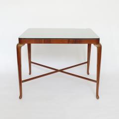 Paolo Buffa Paolo Buffa Wooden Coffee Table with Squares Top Italy 1940s - 3016472