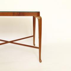 Paolo Buffa Paolo Buffa Wooden Coffee Table with Squares Top Italy 1940s - 3016479