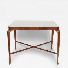 Paolo Buffa Paolo Buffa Wooden Coffee Table with Squares Top Italy 1940s - 3018004