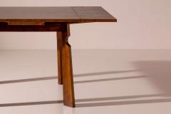Paolo Buffa Paolo Buffa attributed extendable chestnut dining table Italy 1940s - 4228369