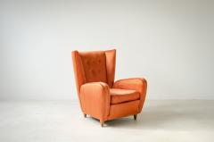 Paolo Buffa Paolo Buffa pair of 1940s high back armchairs  - 2415082