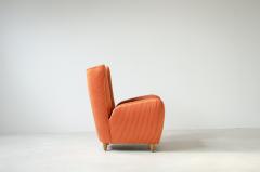 Paolo Buffa Paolo Buffa pair of 1940s high back armchairs  - 2415083