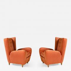 Paolo Buffa Paolo Buffa pair of 1940s high back armchairs  - 2417442