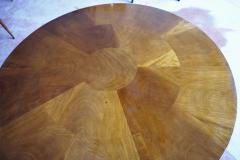 Paolo Buffa Paolo Buffa round center or game table walnut five hidden drawers 1950 - 4125061