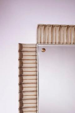 Paolo Buffa Paolo Buffa wooden lacquered mirror Italy 1940s - 3476204