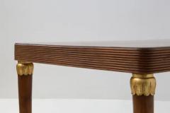 Paolo Buffa Rare Italian Dining Table by Paolo Buffa in Brass - 3677667