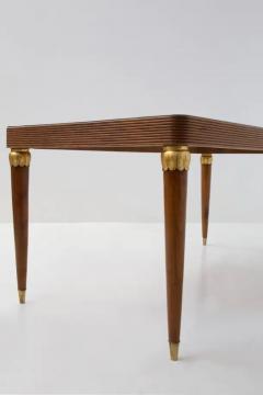 Paolo Buffa Rare Italian Dining Table by Paolo Buffa in Brass - 3677669