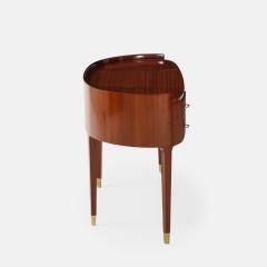 Paolo Buffa Rare Mahogany and Maple Vanity Table and Stool Attributed to Paolo Buffa - 4686271