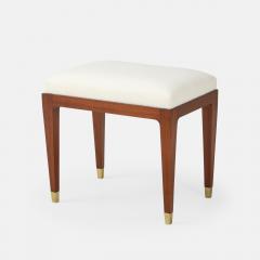 Paolo Buffa Rare Mahogany and Maple Vanity Table and Stool Attributed to Paolo Buffa - 4686379